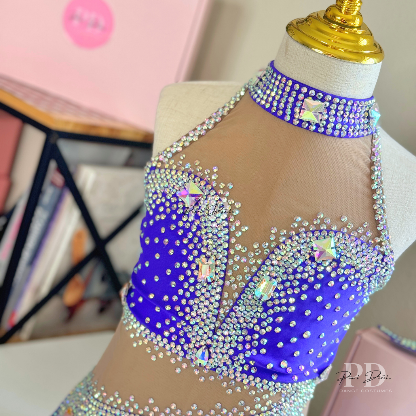 Made to order- True Purple Dazzle -Customized Jazz Dance Costume