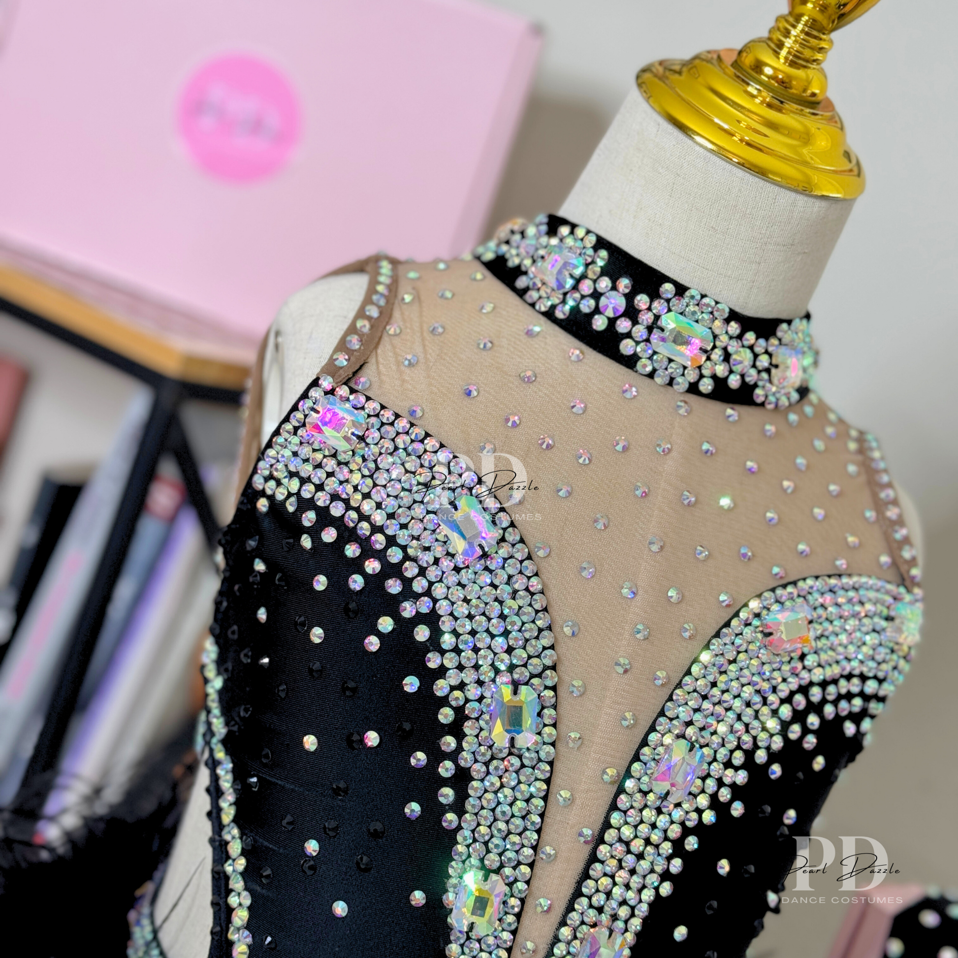 Made to order- Black Diamond Glamour Sassy Jazz/Musical Dance Costume