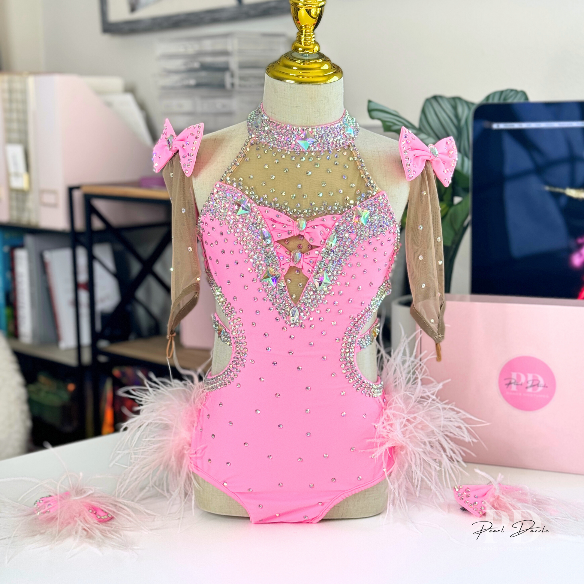 Adorable Pink Jazz /Musical Dance Costume