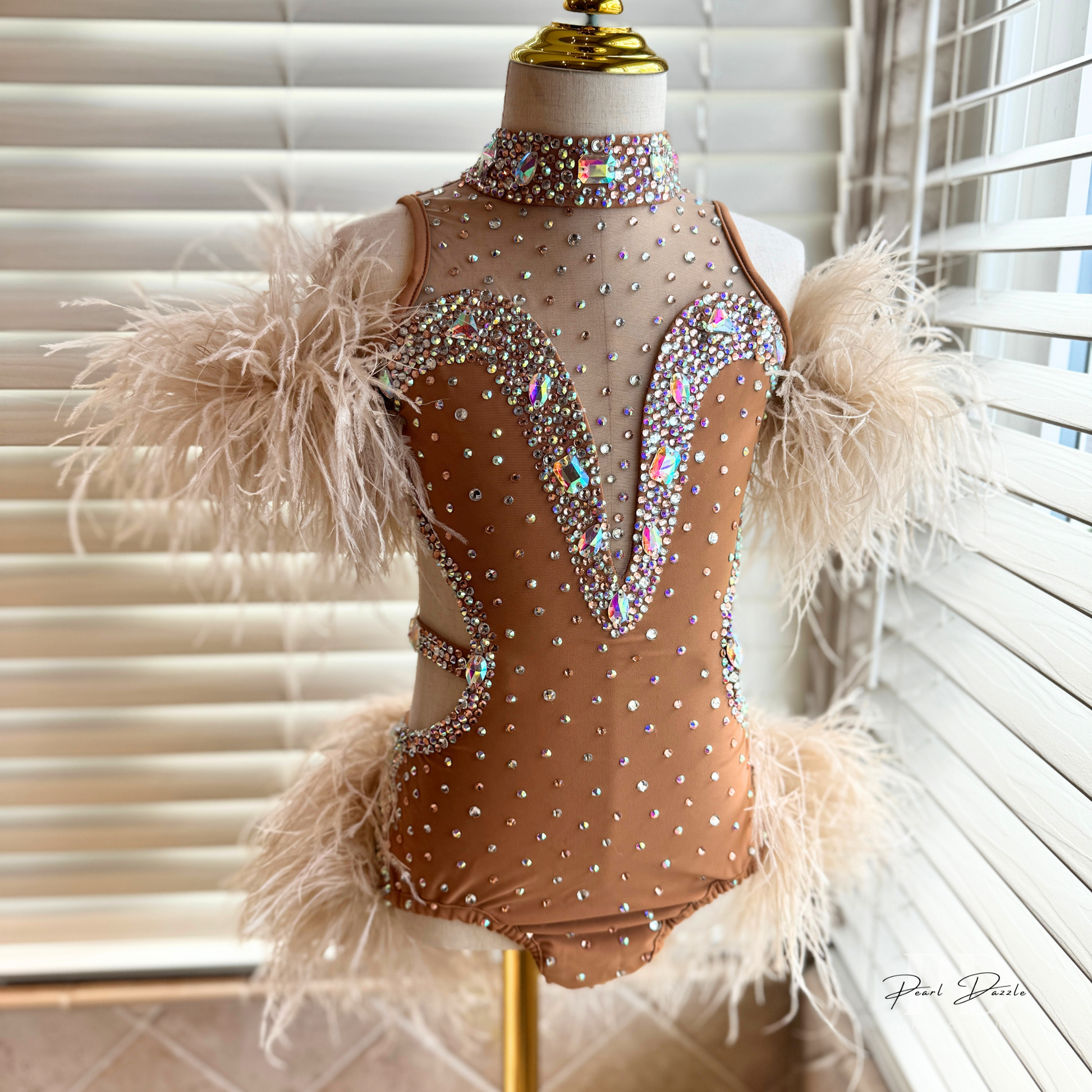 Ready to ship 7/8Y Fabulous Glamour Jazz/Musical Theater Dance Costume