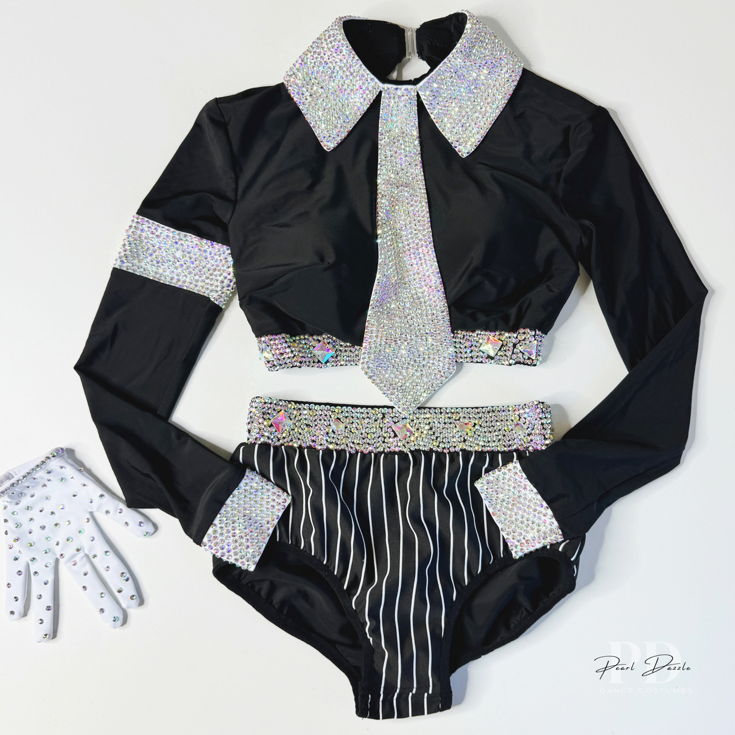 Inspiration MJ Suits Jazz Dance Costume