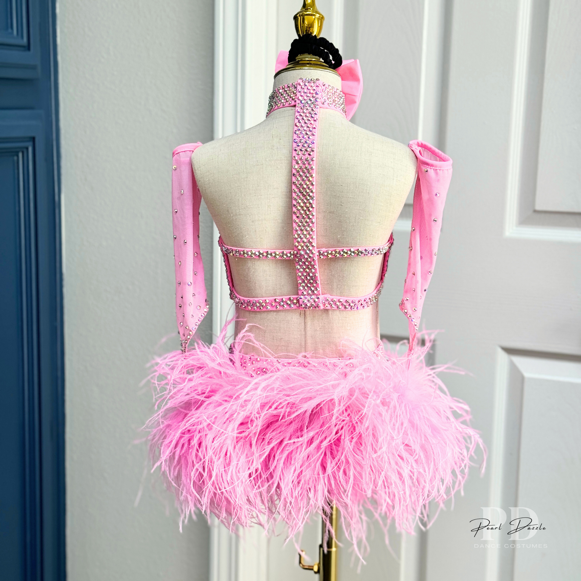 Ready to ship Pearl Pink Jazz /Musical Dance Costume