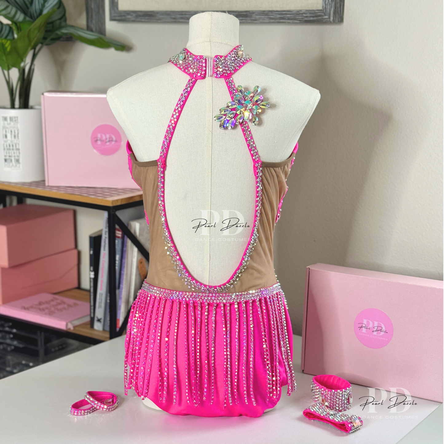 Made to order- True Pink Dazzle -Customized Jazz Dance Costume